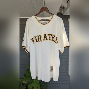 Vintage 90s Starter Cooperstown Collection Pittsburgh Pirates Baseball Jersey XL